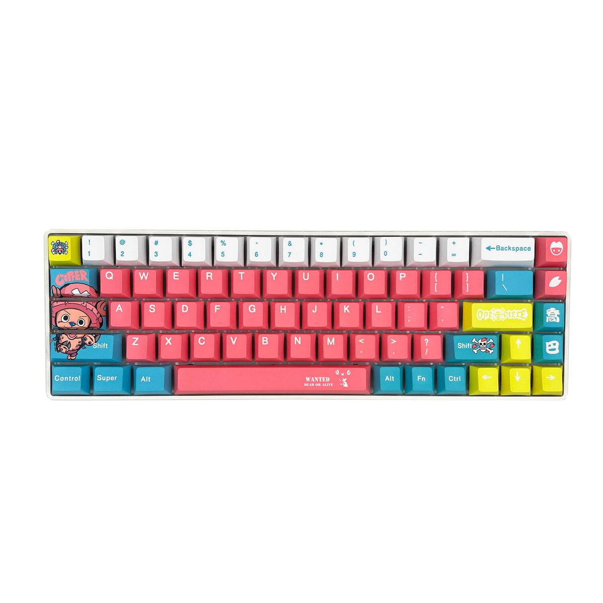 One Piece Theme PBT Sublimation Keycap Set - Cherry Profile