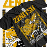 Here at Everythinganimee we have the best anime shirts in the world. 
Electrify your wardrobe with the dynamic Zenitsu Thunderstrike Tee, showcasing one of Demon Slayer's most iconic characters.