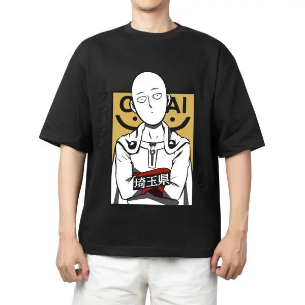 Here at Everythinganimee we have the best anime shirts in the world.
Showcase your admiration for the strongest hero with the One Punch Hero tee! Featuring a clean and minimalist design of the iconic character, this shirt embodies the simplicity and strength that fans of One Punch Man adore.