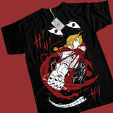 Here at Everythinganimee we have the best anime shirts in the world. 
Unleash the power of alchemy with this stunning Edward Elric shirt from Fullmetal Alchemist. 