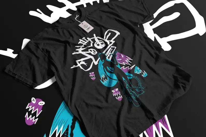 Immerse yourself in this kawaii Jinx tee, perfect for anime fans. Looking for more Arcane merch? Explore our full collection of anime merch now!