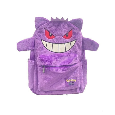 Pokemon Gengar Backpack Men Women Mobile Coin Purse Children Toy Plush doll Christmas Birthday Present Phone Key Storage Bag, everythinganimee