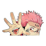 Here at Everythinganimee we have only the best anime merch! Free Global Shipping.
Show off your love for Jujutsu Kaisen with this striking Sukuna waterproof DIY decal sticker. Measuring 13cm x 7.9cm, this sticker captures the menacing energy of Ryomen Sukuna, one of the most iconic characters from the series, 