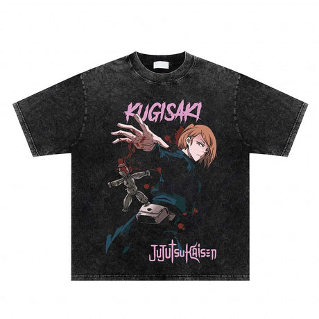 Jujutsu Kaisen washed style shirts