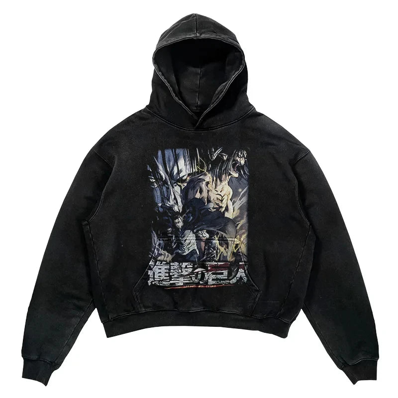 This hoodie carries the fierce spirit of the anime's beloved characters. | If you are looking for more Attack of Titan Merch, We have it all! | Check out all our Anime Merch now!