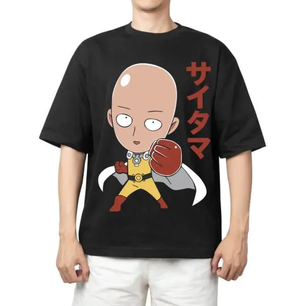 Here at Everythinganimee we have the best anime shirts in the world.
Get ready to channel your inner hero with the Saitama Punch Tee, inspired by the hilarious and powerful protagonist of One Punch Man.