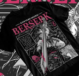 Here at Everythinganimee we have the best anime shirts in the world.
Embody the fierce and relentless spirit of Guts with this Berserk tee! Showcasing Guts in his iconic Berserk Armor, this shirt captures the brutal and raw intensity that defines Kentaro Miura’s masterpiece. 