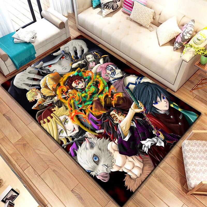 Demon Slayer Beautiful Painting Carpet