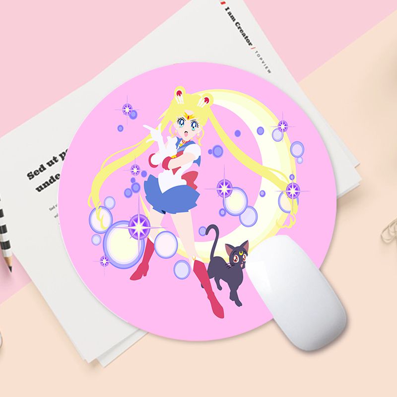 Sailor Moon Round Mouse Pads