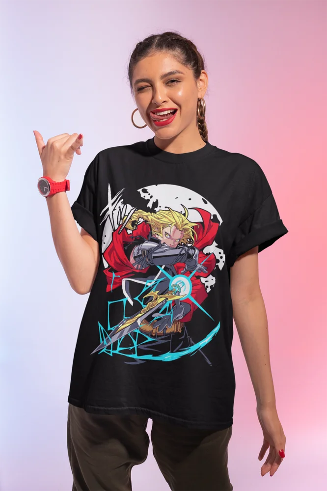 This kawaii tee features the iconic character Edward Elric, perfect for fans. If you are looking for more Fullmetal Alchemist Merch, We have it all! | Check out all our Anime Merch now!