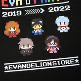 EVA EVANGELION Anime Pixel Art T-Shirt