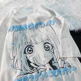 Divine Comfort Aqua Oversized Tee - Konosuba Collection