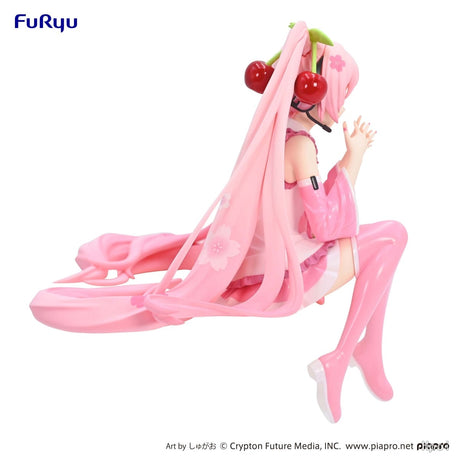 This figurine captures the essence of Sakura Miku, adorned in hues of cherry blossoms.  If you are looking for more Sakura Miku Merch, We have it all! | Check out all our Anime Merch now!