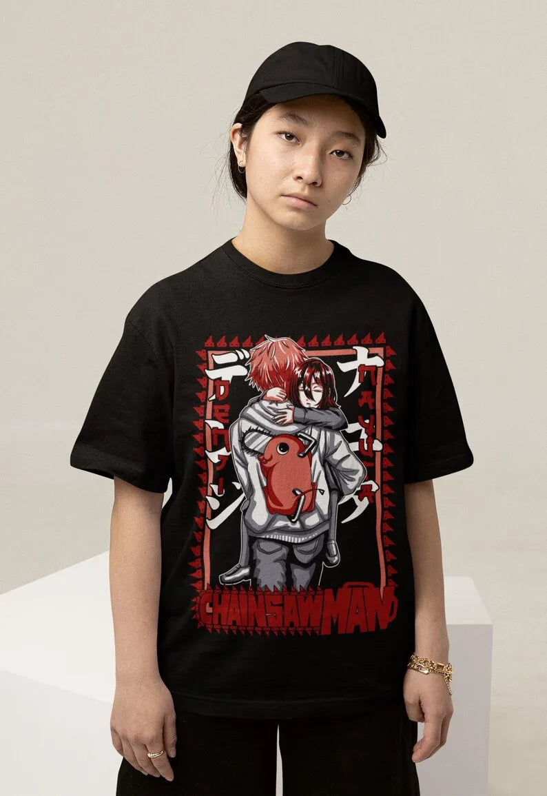 Denji & Pochita Chainsaw Man Tee