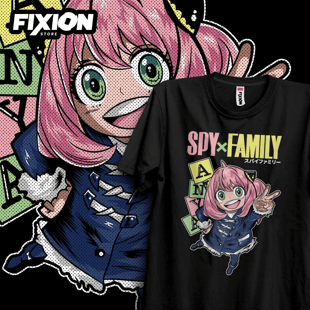 Here at Everythinganimee we have the best anime shirts in the world.
Celebrate the mischievous and adorable spirit of Anya Forger from Spy x Family with this lively tee! Featuring her signature bright eyes and cheeky grin, this shirt captures Anya's unique personality.