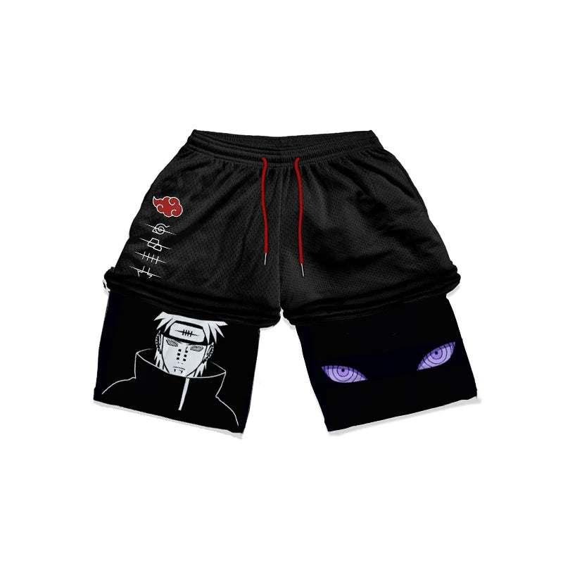 These shorts embody the raw power and iconic style of the Akatsuki's fearsome leader, Pain. If you are looking for more Naruto Merch, We have it all! | Check out all our Anime Merch now.