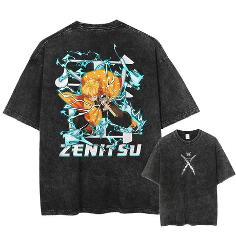 Here at Everythinganimee we have the best anime shirts in the world. 
Bring the power of Zenitsu to your wardrobe with the Thunder Strike Tee.