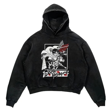 This hoodie carries the fierce spirit of the anime's beloved characters. | If you are looking for more Attack of Titan Merch, We have it all! | Check out all our Anime Merch now!