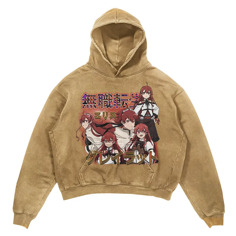 Our hoodies honor the intricate narrative and engaging characters of the show. | If you are looking for more Mushoku Tensei Merch, We have it all! | Check out all our Anime Merch now!