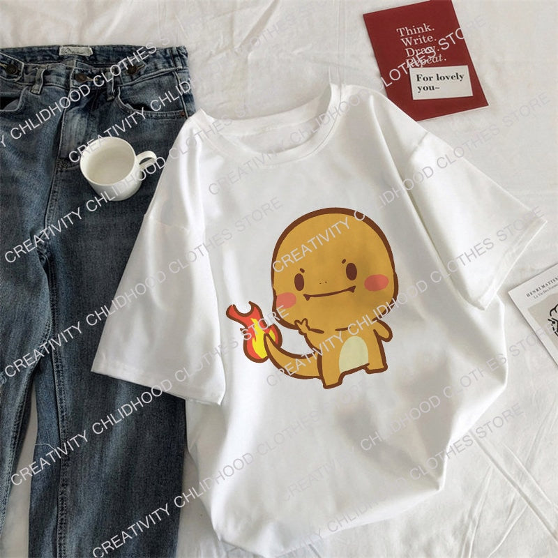 Bring our your favourite Pokemon with our Pokemon Kwaii Cotton Shirts | If you are looking for more Pokemon Merch, We have it all! | Check out all our Anime Merch now!