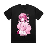 Here at Everythinganimee we have the best anime shirts in the world.
Celebrate the fun and charm of your favorite VTuber with the Okuno V-Tuber Charm Tee. Featuring the delightful Okuno in a stylish pink design, this tee is perfect for fans of VTubers and anime fashion.