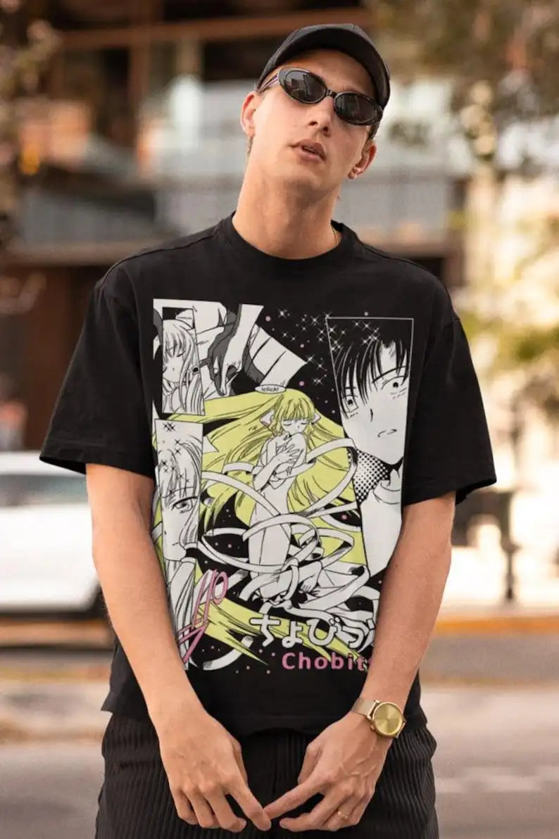 Immerse yourself in this striking Chi Tee, perfect for anime fans Looking for more Chobits merch? Explore our full collection of anime merch now!