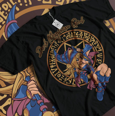 Here at Everythinganimee we have the best anime shirts in the world. 
Embrace the power of Dark Magician Girl with this spellbinding tee.