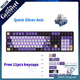 Genshin Impact Official Keqing Themed Mechanical Gaming Keyboard