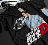 Here at Everythinganimee we have the best anime shirts in the world. Hit the streets with the legendary Takumi Fujiwara from Initial D on this sleek tee.