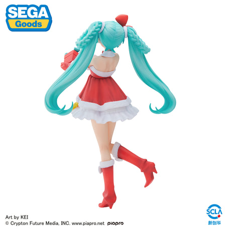 Experience the vibe of Christmas with our Vocaloid model, adorned in festive attire. If you are looking for more Hatsune Miku Merch, We have it all! | Check out all our Anime Merch now!