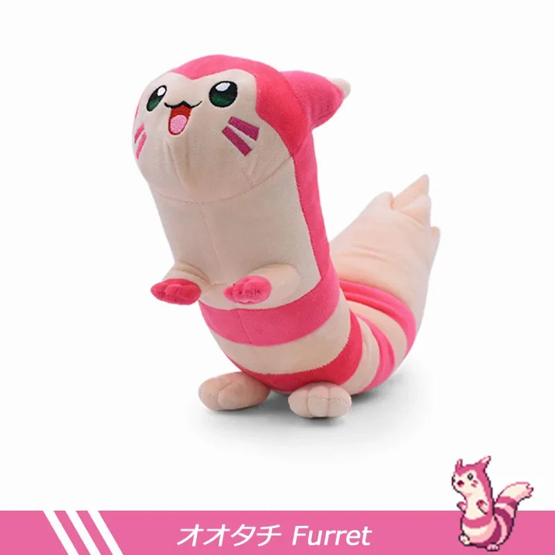 This Furret plush captures the true essence of the beloved walking Pokemon. | If you are looking for more Pokemon  Merch, We have it all! | Check out all our Anime Merch now!