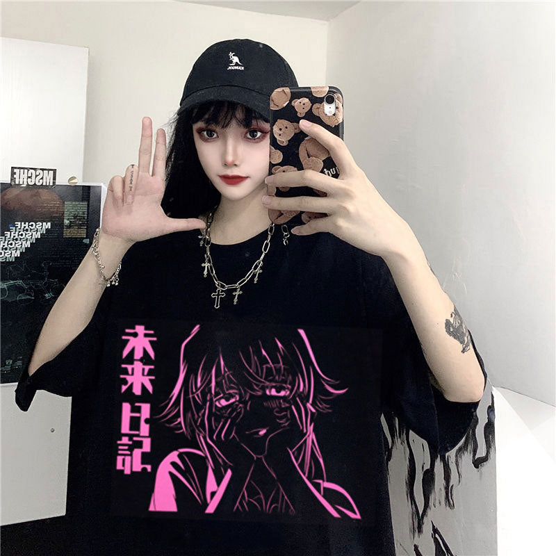 Blush & Dream - Oversized Anime Euphoria Tee