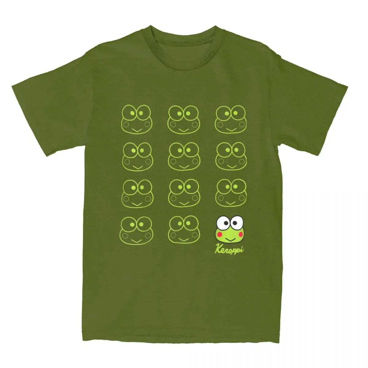 Become the cutest around with our new Keroppi Kaleidoscope Tee | Here at Everythinganimee we have the worlds best anime merch | Free Global Shipping