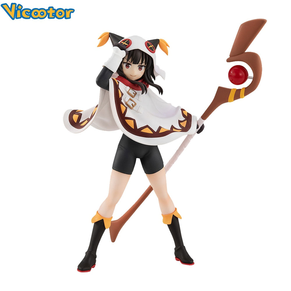 [In Stock] Original Genuine God's Blessing On This Wonderful World Megumin Winter Suit PVC Action Figure Model Toys, everythinganimee