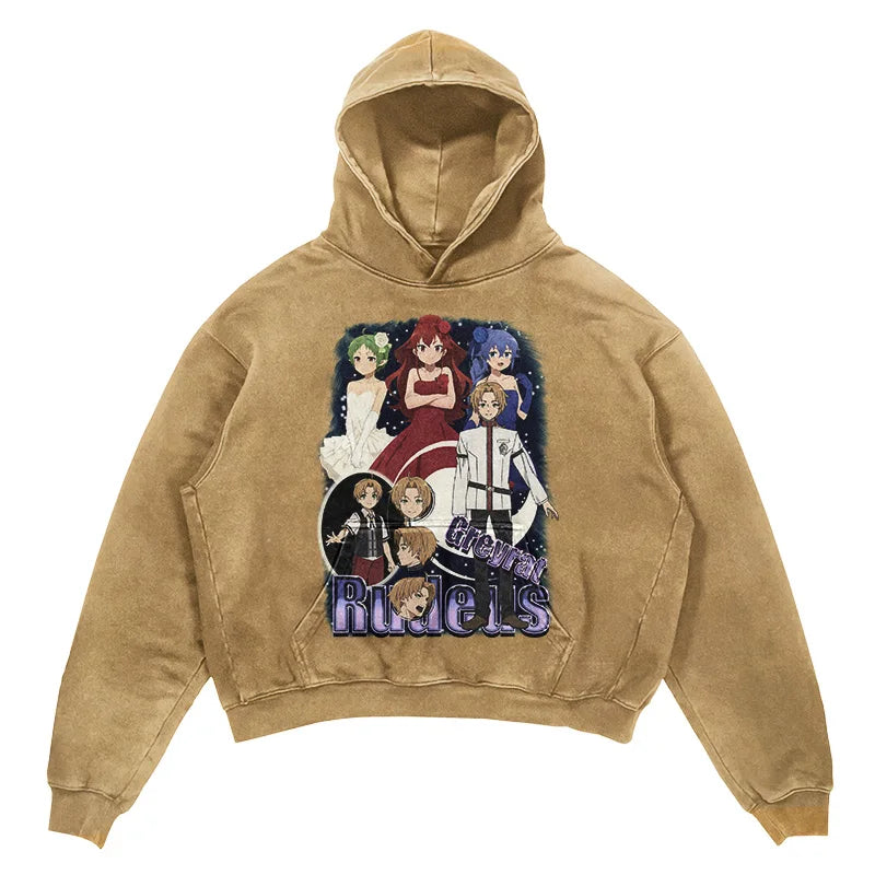 Our hoodies honor the intricate narrative and engaging characters of the show. | If you are looking for more Mushoku Tensei Merch, We have it all! | Check out all our Anime Merch now!