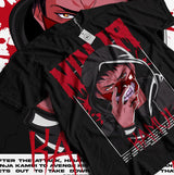 Here at Everythinganimee we have the best anime shirts in the world.
Embrace the fierce energy of Kamui Ninja with this bold design featuring the iconic ninja seeking vengeance. This tee captures the raw intensity of Kamui's journey and is the perfect statement piece for fans of action-packed anime. 