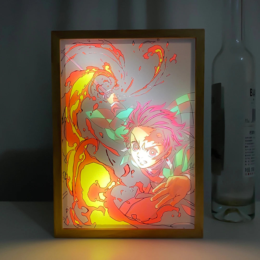 Zenitsu Demon Slayer 5in x 7in Acrylic Glass Painting -  Portugal