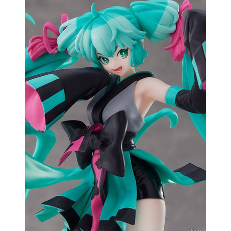 The figurine captures Miku, with her signature twin tails unfurling like ribbons of aqua silk. If you are looking for more Hatsune Miku Merch, We have it all! | Check out all our Anime Merch now!