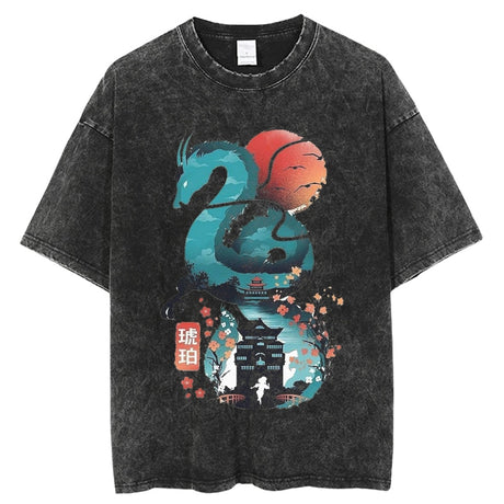 Bring back old memories with our Vintage Spirited Away Cotton Tee's | Here at Everythinganimee we have the worlds best anime merch | Free Global Shipping