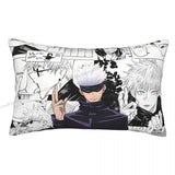 Featuring Satoru Gojo, this pillow case is a masterpiece of Anime Painting. If you are looking for more Jujutsu Kaisen Merch, We have it all! | Check out all our Anime Merch now!