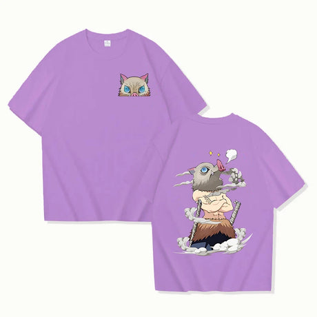 This tees captures the magic of Inosuke. If you're looking for more Demon Slayer merch, we have it all! Check out our anime merch now—free shipping!