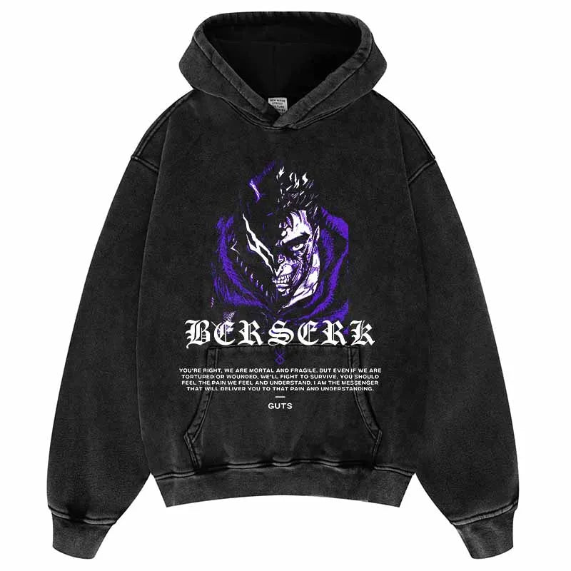 This Hoodie celebrates the beloved Berserk Series, ideal for both Autumn And Winter. | If you are looking for more Berserk Merch, We have it all! | Check out all our Anime Merch now!