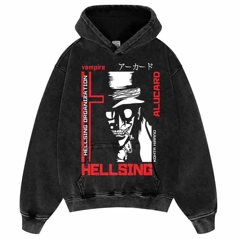 This Hoodie celebrates the beloved Hellsing Series, ideal for both Autumn & Winter. | If you are looking for more Hellsing Merch, We have it all! | Check out all our Anime Merch now!