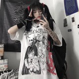 Goth Anime Oversized Tees