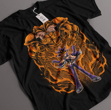 This tee captures the magic of Yami Yugi. If you're looking for more Yu-Gi-Oh merch, we have it all! Check out our anime merch now—free shipping!