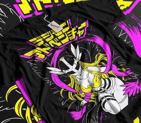 Celebrate your love for Digimon with this eye-catching tee featuring the powerful Angewomon. If you are looking for more Digimon Merch, We have it all! | Check out all our Anime Merch now!