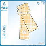 Snow Miku Plaid Scarf - Embrace Winter in Style with Hatsune Miku