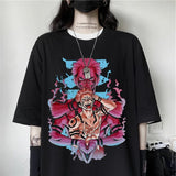 This shirt embodies the spirit of adventure in the world of Jujutsu Kaisen. If you are looking for more Jujutsu Kaisen Merch, We have it all!| Check out all our Anime Merch now! 