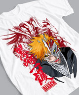 This shirt features the iconic character Ichigo Kurosaki from Bleach, perfect for fans. If you are looking for more Bleach Merch, We have it all! | Check out all our Anime Merch now!