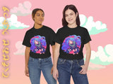 Anime Ninja Tee Vivid Blue Warrior